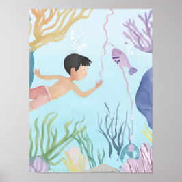 Das Riff tauchen Poster