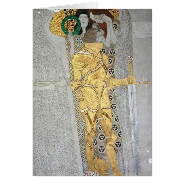 Das Ritterdetail des Beethoven-Frieses (Vorne)