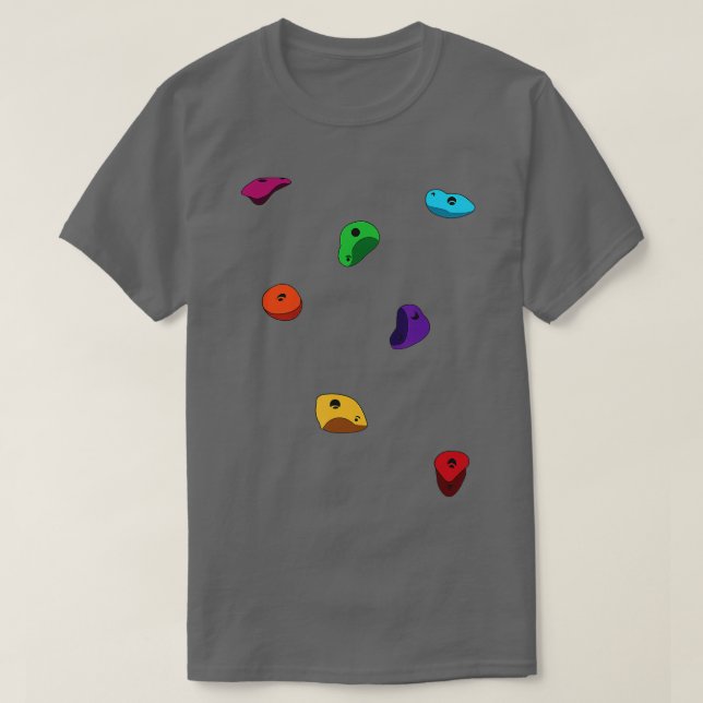 Das Rock Climbing hält das Climberboulden für Männ T-Shirt (Design vorne)