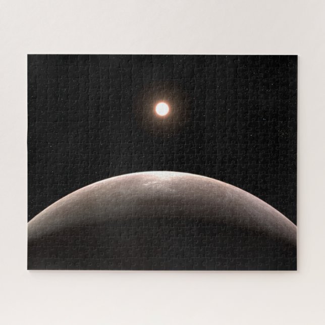 Das Rocky Exoplanet Lhs 475 B und sein Host Star. (Horizontal)