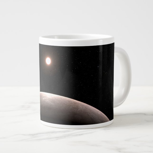 Das Rocky Exoplanet Lhs 475 B und sein Host Star. Jumbo-Tasse (Vorderseite Rechts)