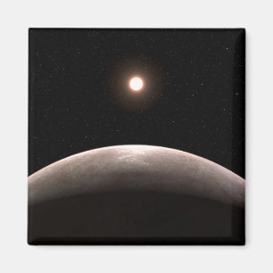 Das Rocky Exoplanet Lhs 475 B und sein Host Star. Magnet