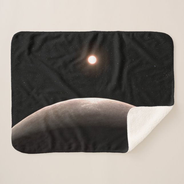 Das Rocky Exoplanet Lhs 475 B und sein Host Star. Sherpadecke (Vorderseite (Horizontal))