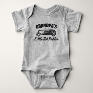 Das Rodder HotRod des Großvaters wenig heißes Baby Strampler