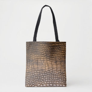 Das rokodile Leder. Hintergrund für braunes Leder Tasche