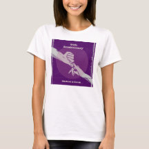 Das romantische Ehepaar Customiz hält Händchen