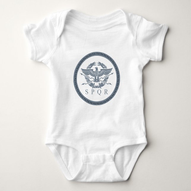 Das Römische Reich Aquila Eagle Baby Bodysuit Baby Strampler (Vorderseite)