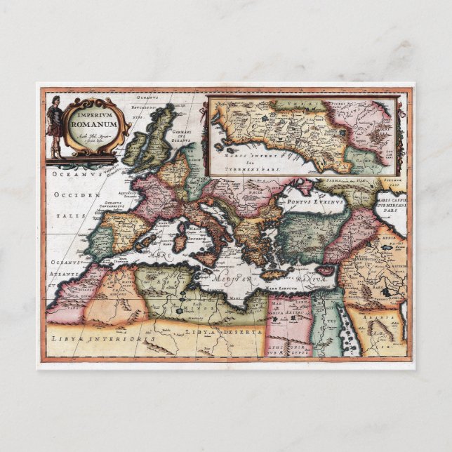 Das Römische Reich Postkarte (Vorderseite)