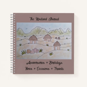 Das Rondavel Journal Notizbuch