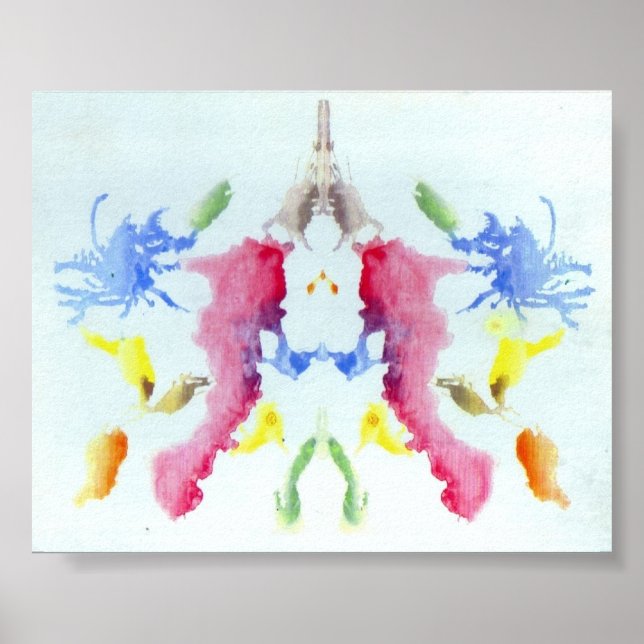 Das Rorschach-Prüfklotz 10 Poster (Vorne)