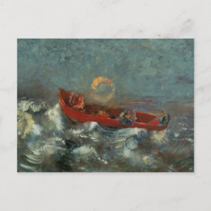Das Rote Boot, 1905 Postkarte