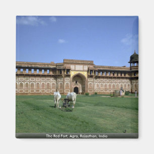 Das rote Fort, Agra, Rajasthan, Indien Magnet