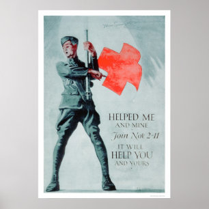 Das rote Kreuz half mir (US00036) Poster