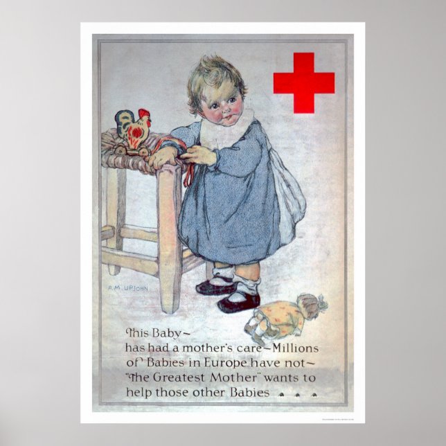 Das Rote Kreuz hilft Europas Babys (US00153) Poster (Vorne)