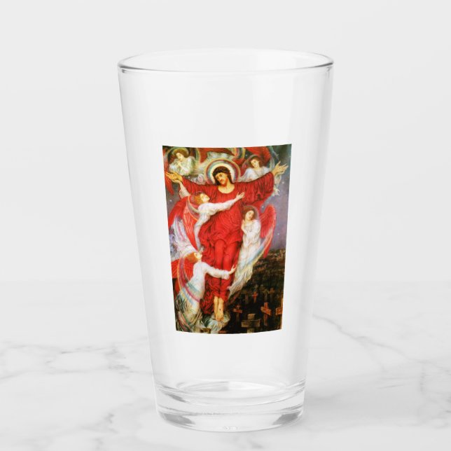 Das Rote Kreuz (Kreuzigung Jesu Christi) Glas (Vorderseite)