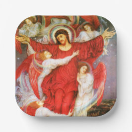 Das Rote Kreuz (Kreuzigung Jesu Christi) Pappteller