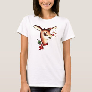 das rote Nasen-Ren-Shirt T-Shirt