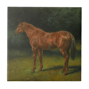 Das Rote Sorrel Pferd (von Rosa Bonheur) Fliese