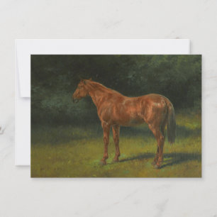 Das Rote Sorrel Pferd (von Rosa Bonheur) Karte
