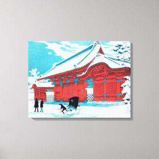 Das rote Tor von Hongo im Schnee (1926) - Shotei Leinwanddruck