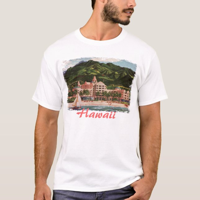 Das Royal Hawaiian Hotel T-Shirt (Vorderseite)