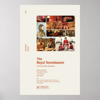 Das Royal Tenenbaums Poster
