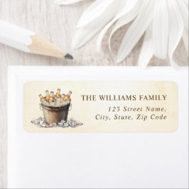 Das Rücksendesiegel für das neue Jahr-Party