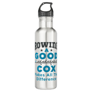 Das Rudern eines guten Cox macht den ganzen Unters Edelstahlflasche
