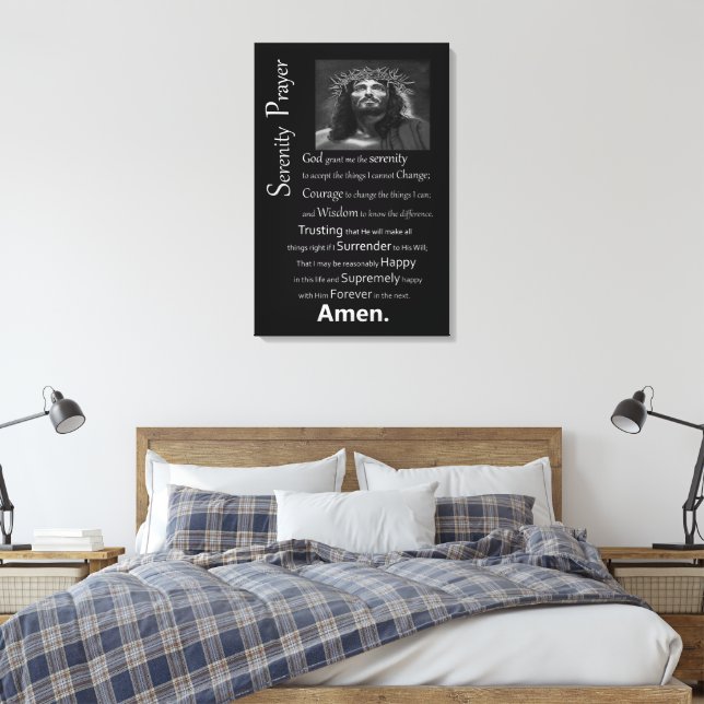 Das ruhige Gebet Leinwanddruck (Insitu (Schlafzimmer))