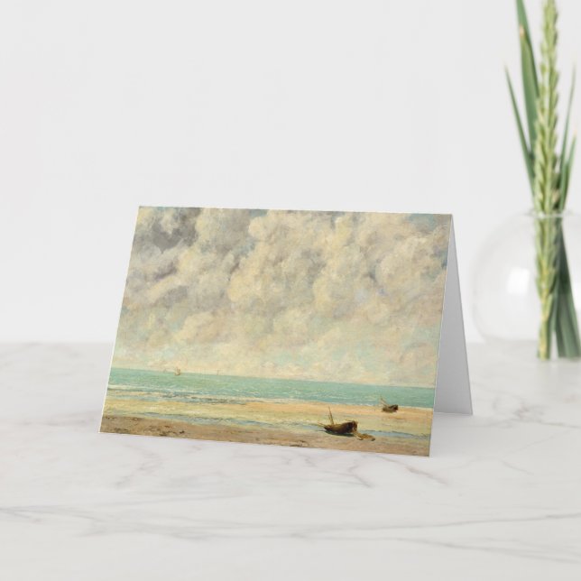 Das ruhige Meer bei Courbet: Leere Karte (Vorderseite)