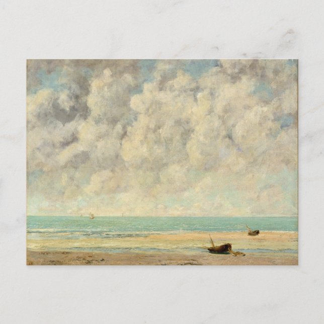 Das ruhige Meer in Courbet Postkarte (Vorderseite)