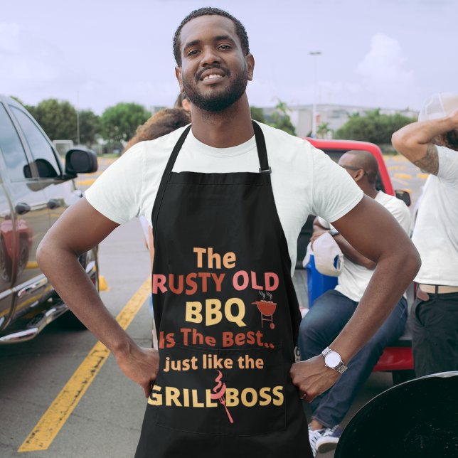 Das Rusty Old Barbecue ist das Beste Schürze (Von Creator hochgeladen)