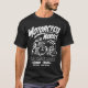 Das S-5Xl der Motorradmaniacs-Männer flache Bahn T-Shirt (Vorderseite)