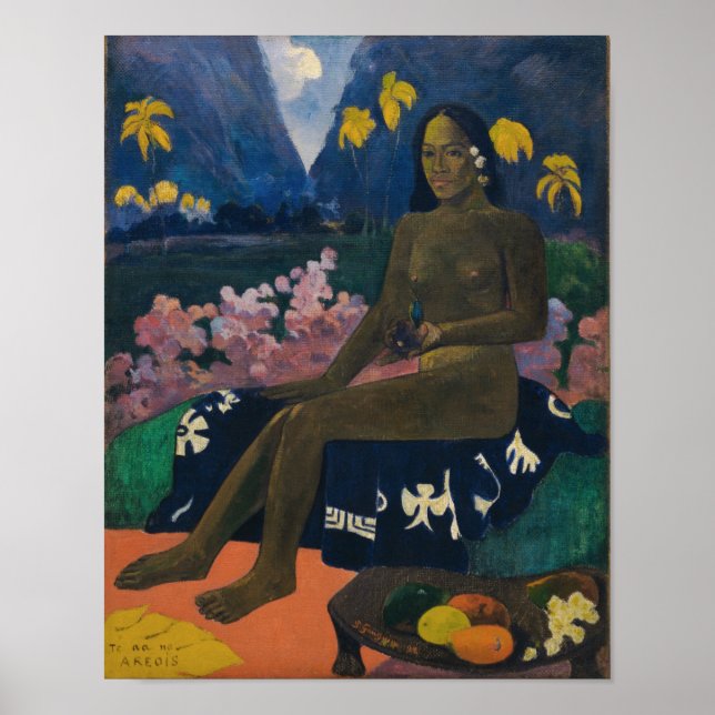 Das Saatgut der Areoi von Gauguin - Poster (Vorne)