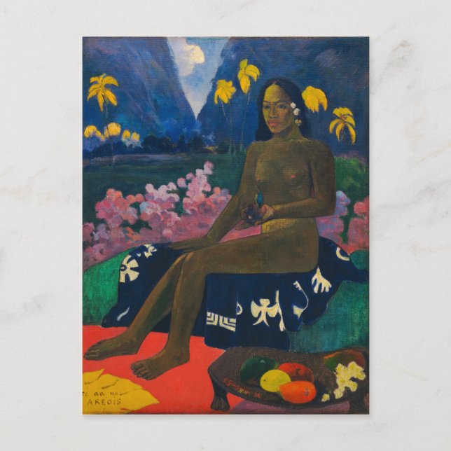 Das Saatgut des Areoi Fine Art Gauguin Postkarte (Vorderseite)