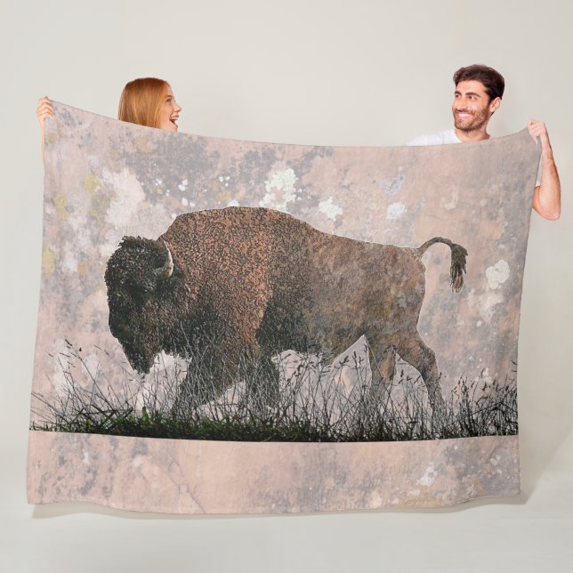 Das Sacred Buffalo Fleece Blanket (Beispiel)