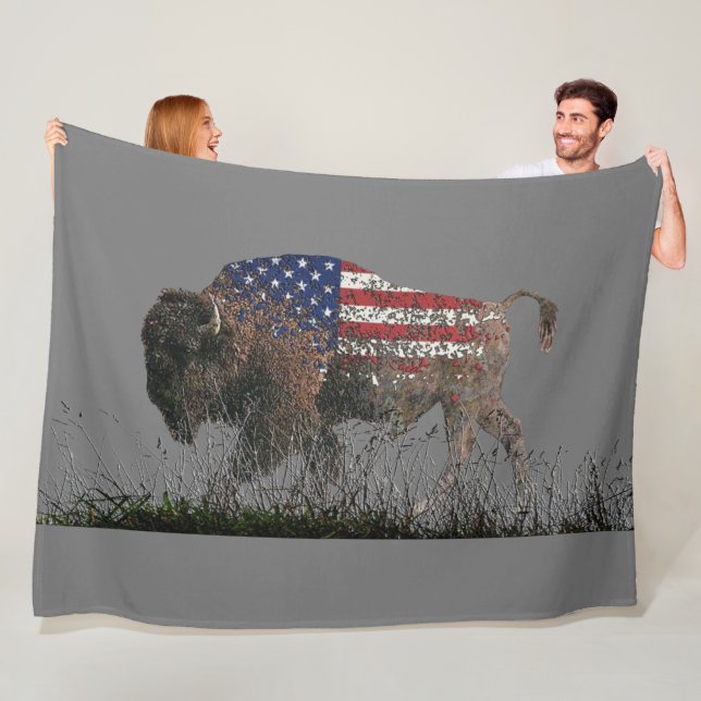 Das Sacred Buffalo Fleece Blanket (Beispiel)