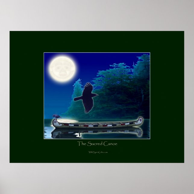 Das SACRED CANOE Art Poster (Vorne)