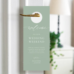 Das Sage Green Wedding Hotel darf nicht gestört we Türanhänger