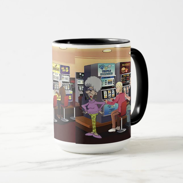 Das sagt alles Combo-Tasse, 15 oz Tasse (VorderseiteRechts)