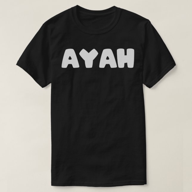 Das sagt AYAH Premium T-Shirt (Design vorne)