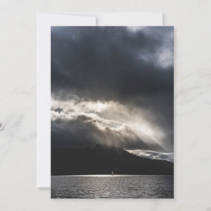 Das Sailboat - Norwegisches Seascape-Foto Karte