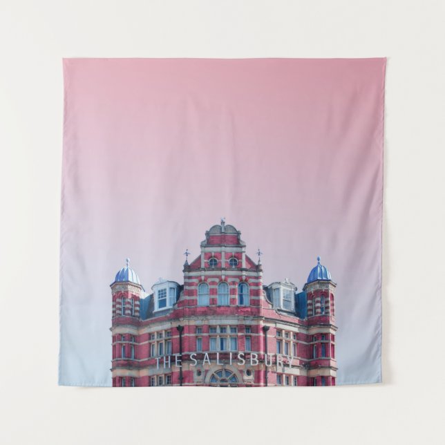 DAS SALISBURY-GEBÄUDE UNTER PINKSKIEN WANDTEPPICH (Vorderseite)