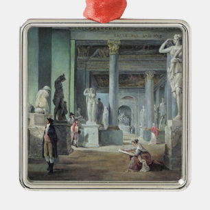 Das Salle DES Saisons am Louvre, C. 1802 Ornament Aus Metall