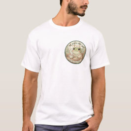 Das sanfte Frosch-Café | Cozy Kawaii Frosch-Kunst T-Shirt