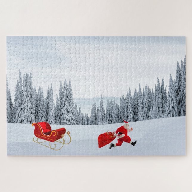 Das Santa Claus Hustle Puzzle (Horizontal)
