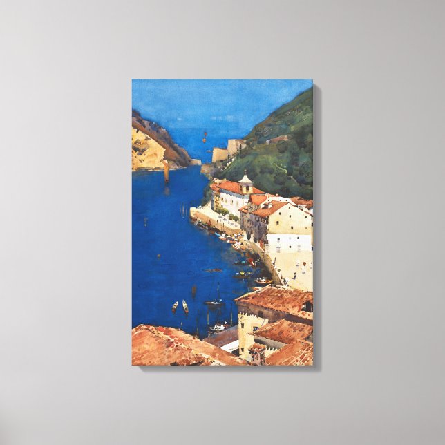 Das Sapphire Sea (Print) von Arthur Melville Leinwanddruck (Vorderseite)