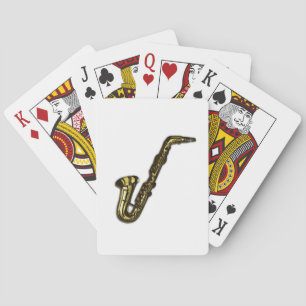 Das Saxophon Spielkarten