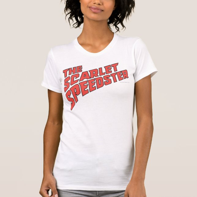Das Scarlet Speedster-Logo T-Shirt (Vorderseite)