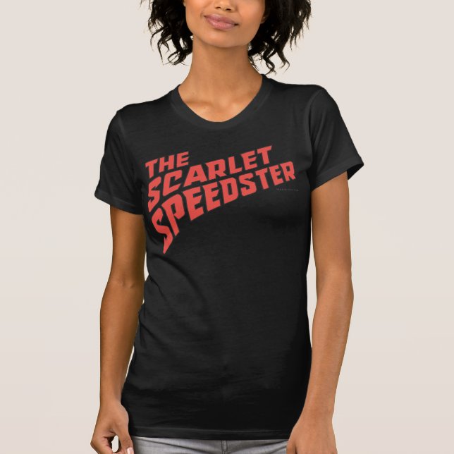 Das Scarlet Speedster-Logo T-Shirt (Vorderseite)